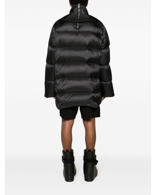 Moncler Black Moncler + Rick Owens - Cyclopic Quilted Coat - Men's - Polyester/acrylic/goose Feather for men