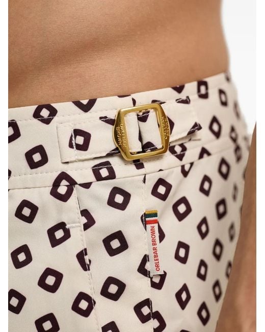 Orlebar Brown Multicolor Mid-Length Lumina Print Swim Shorts for men