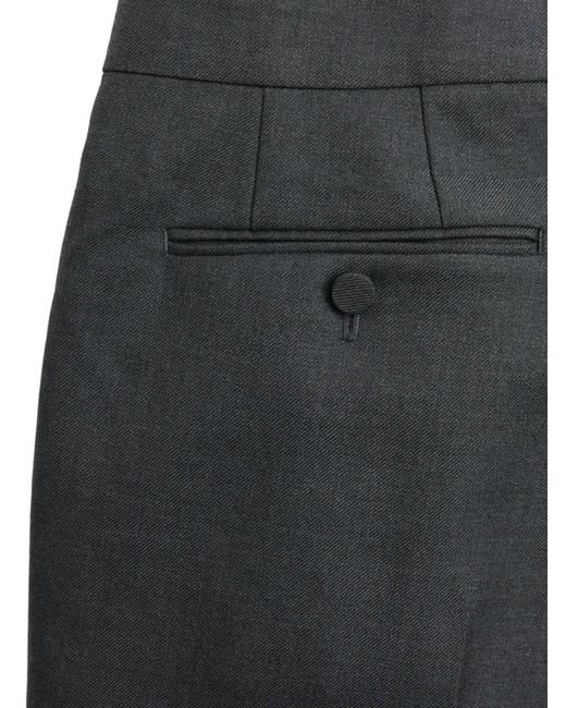 Valentino Garavani Gray Wool Trousers for men