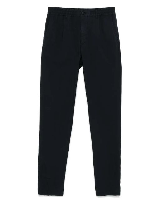 Pantalones slim de algodón con bolsillos Incotex de hombre de color Blue