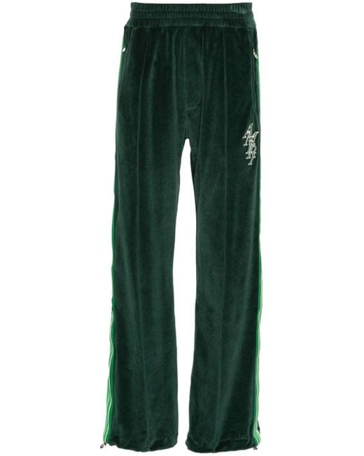 Pantalones de chándal Stack con monograma Amiri de hombre de color Green