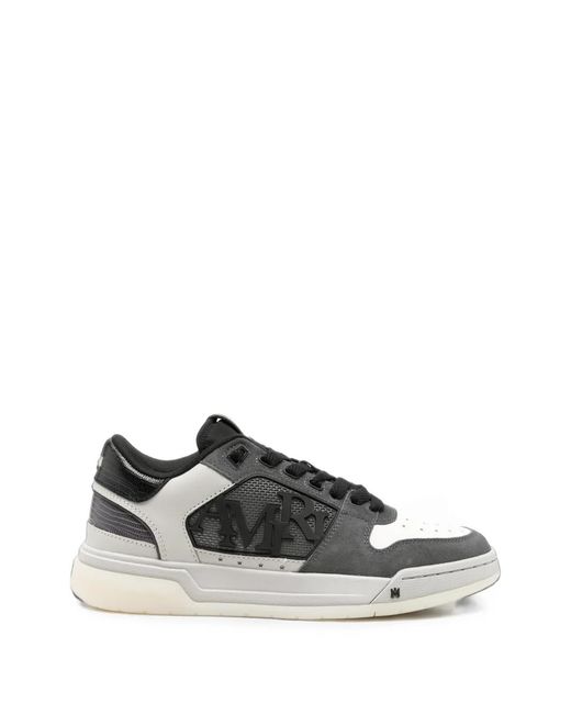 Amiri White Panelled Logo-Patch Sneakers for men