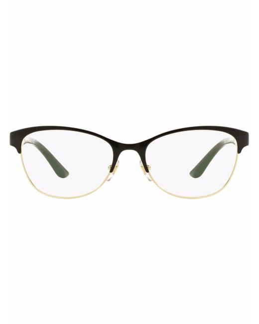 Versace Black Brille Mit Breitem Gestell
