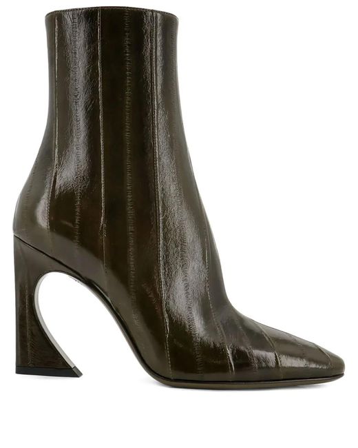 Fendi Black Arco Heel Boots