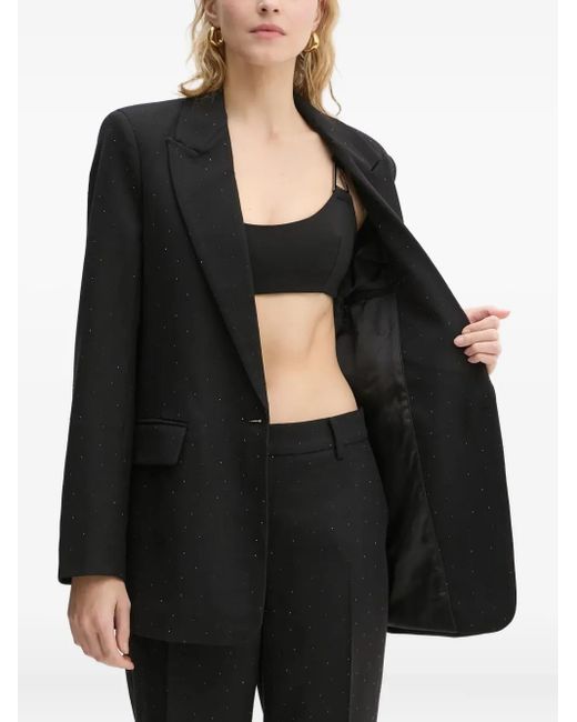 Blazer con detalle de purpurina Bruuns Bazaar de color Black