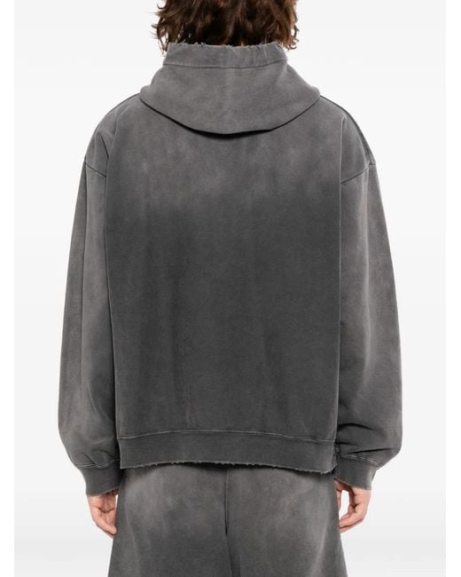 Maison Mihara Yasuhiro Gray Sun Faded Like Hoodie for men