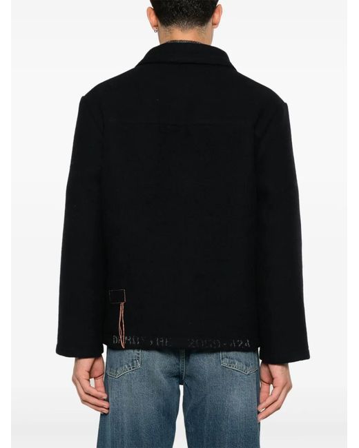 Fortela Black Donkey Jacket for men