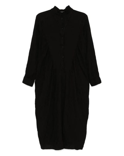 Transit Black Long Flared Dress