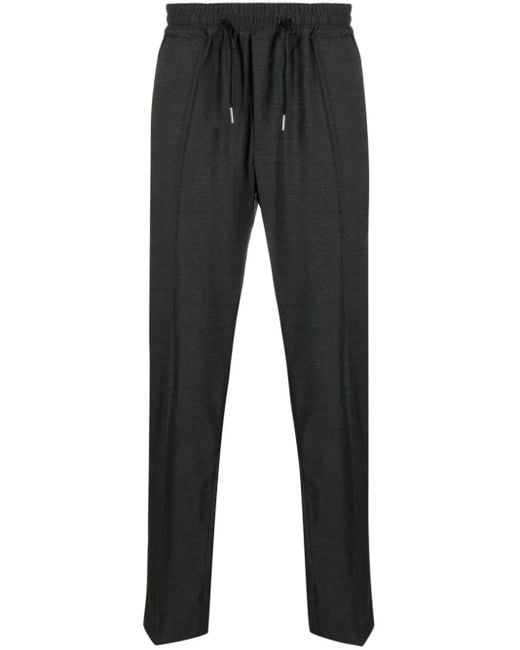 Sandro Black New Alpha Drawstring-waistband Trousers for men