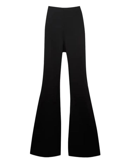 Rick Owens Black Flared Trousers