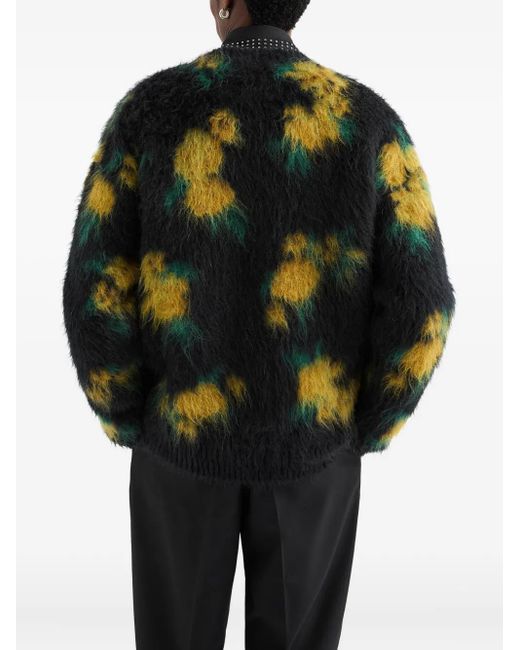 Maglione Con Effetto Spazzolato di Jil Sander in Black da Uomo