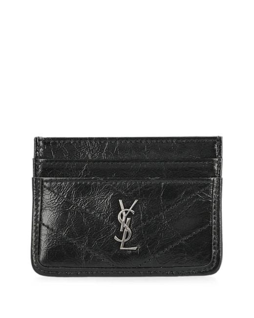 Saint Laurent Black Niki Card Case
