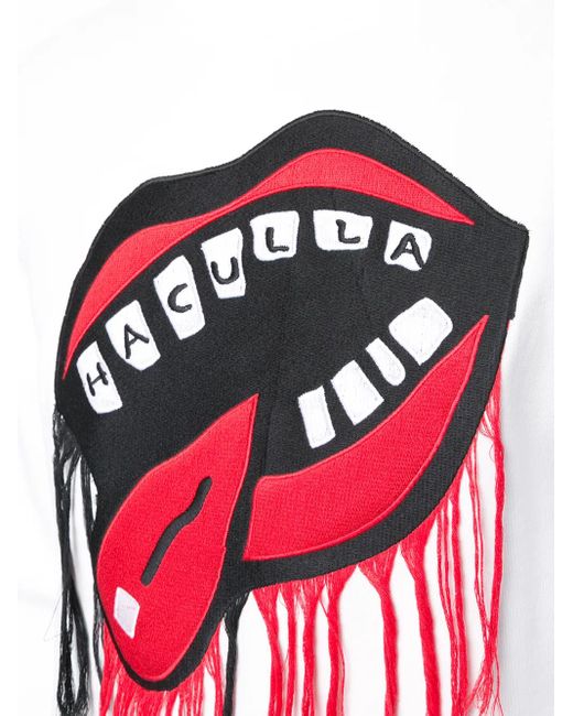 Haculla Red Nyc Drama Mouth Sweatshirt for men