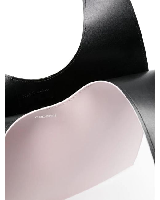 Coperni Pink Heart Leather Tote Bag