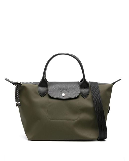 Longchamp Green Small Le Pliage Energy Econyl-leather Bag
