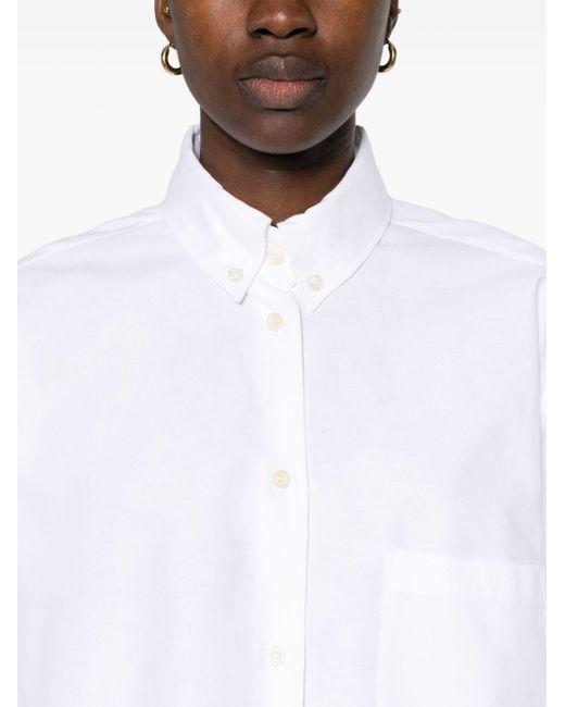 ANDAMANE White Robbie Long-sleeve Shirt