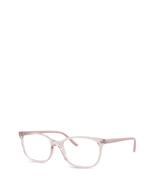 Vogue Eyewear Natural Rectangle-Frame Glasses