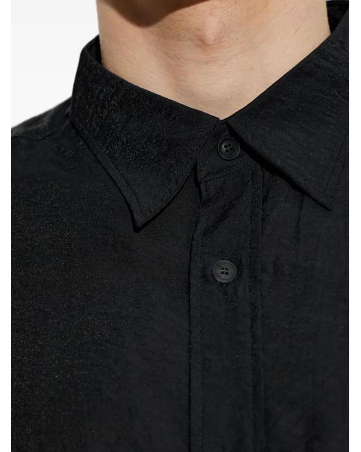 Y-3 Black Flap-Pocket Shirt for men