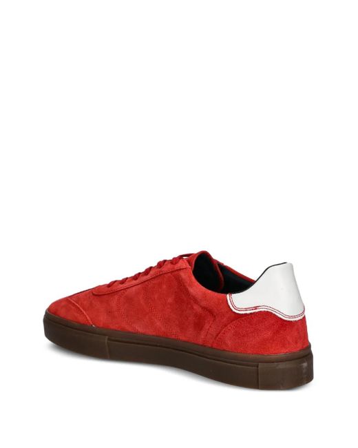 Baskets En Daim À Lacets Vagabond en coloris Red