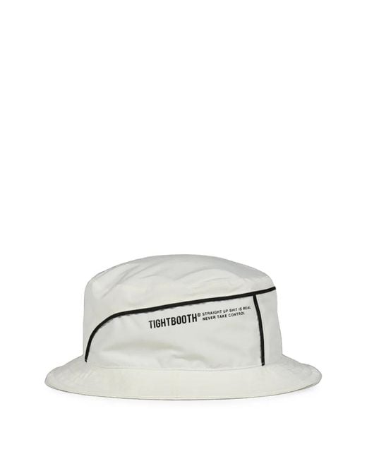 Tightbooth Natural Piping Bucket Hat for men