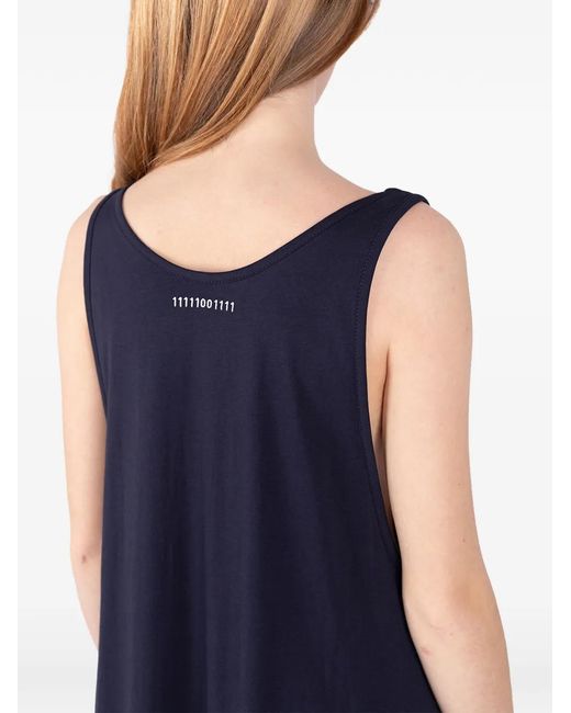 Societe Anonyme Blue U-Neck Sleeveless Maxi Dress
