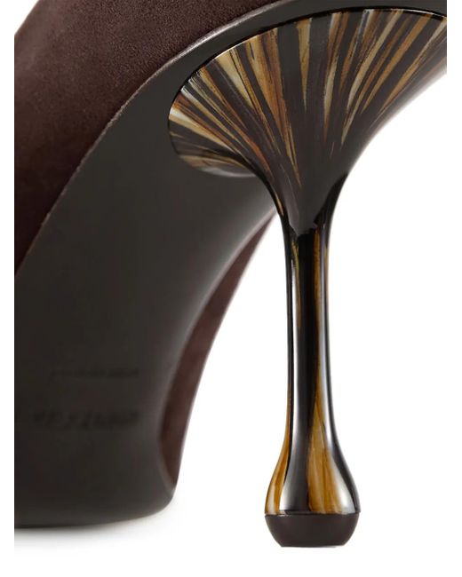 Jimmy Choo 80 Mm Ixia Pumps Met Puntige Neus in het Brown