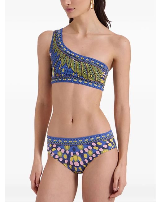LaDoubleJ Blue One-Shoulder Bikini