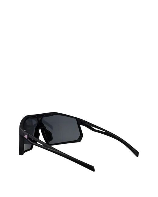 Adidas Black Geometric-Frame Sunglasses for men