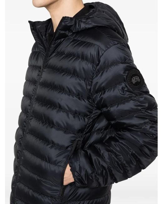 Canada Goose Black Stratus Hooded Zip Jacket for men