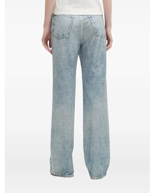 Rag & Bone Straight Jeans in het Blue