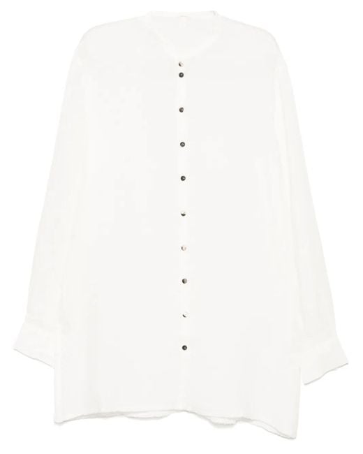 Label Under Construction Button-Up Overhemd in het White voor heren