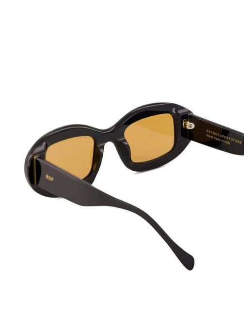 Retrosuperfuture Natural Oval-Frame Sunglasses