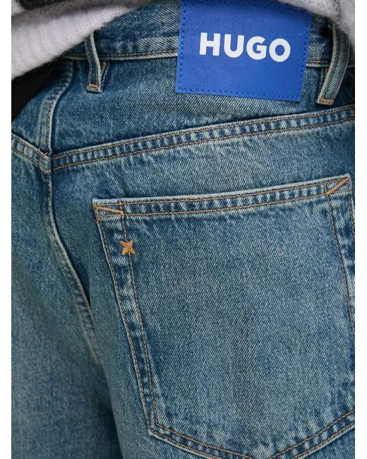 Jeans Con Effetto Schiarito di HUGO in Blue da Uomo