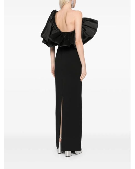 Solace London Black Cassia Maxi Dress