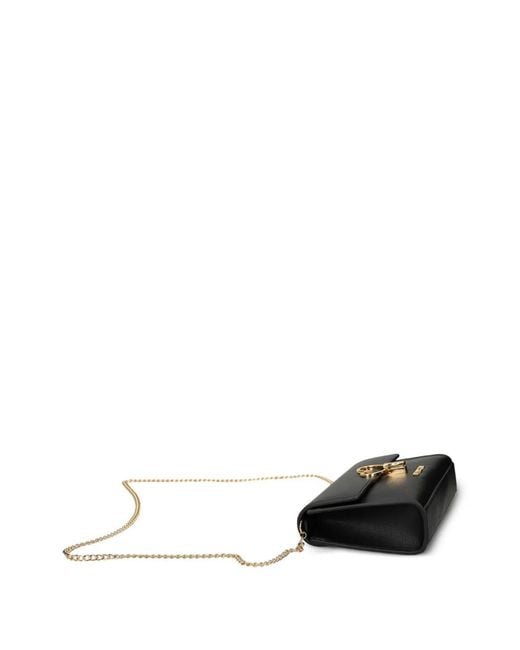 Love Moschino Black Heart-Detail Cross Body Bag