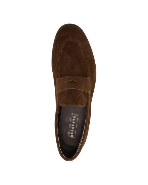 Fratelli Rossetti Brown Penny-Slot Loafers for men