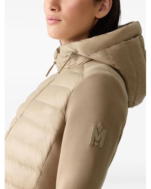 Mackage Natural Agatha Quilted Hooded Jacket