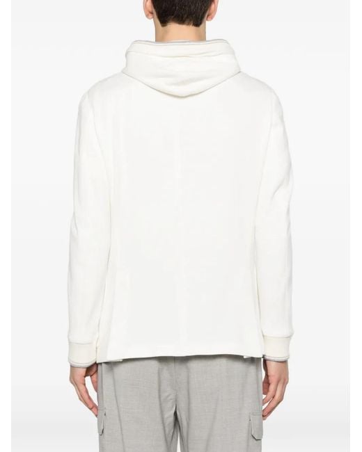 Eleventy White Cotton Jacket for men
