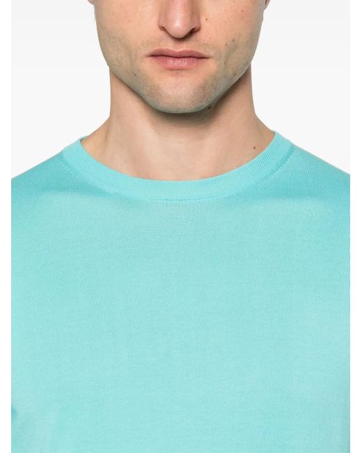 メンズ Moorer Jude Tシャツ Blue