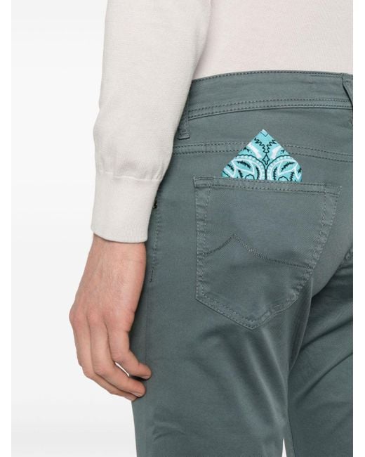 Jacob Cohen Blue Nick Slim-fit Trousers for men