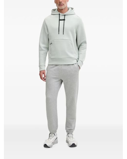 On Shoes Gray Hoodie Swiss Engineering for men