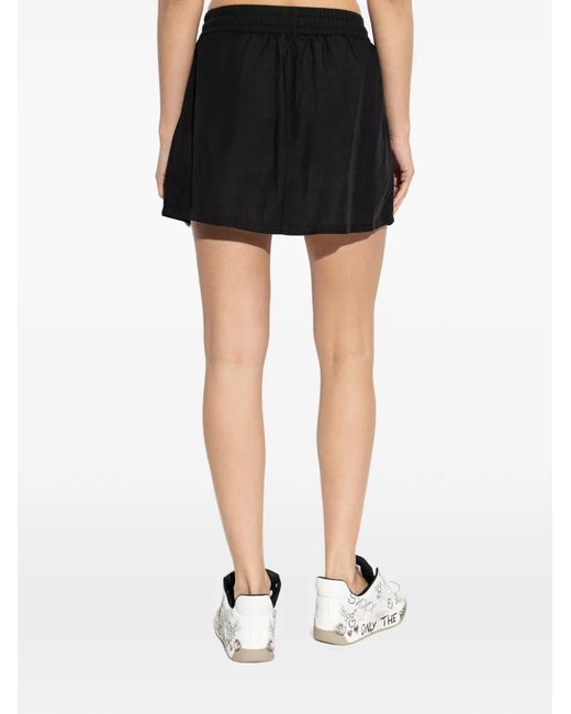 DIESEL Black O-Cean-S2 Pocket Drawstring Mini Skirt