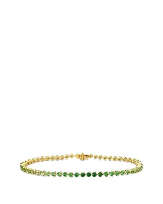 Lisa Nik Metallic Tsavorite Graduated Bracelet