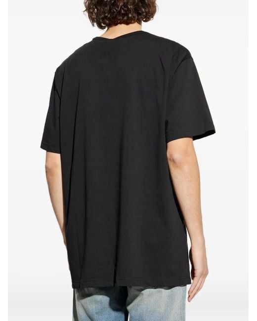 DIESEL Black T-Shirt 'T-Adjust-Od' for men