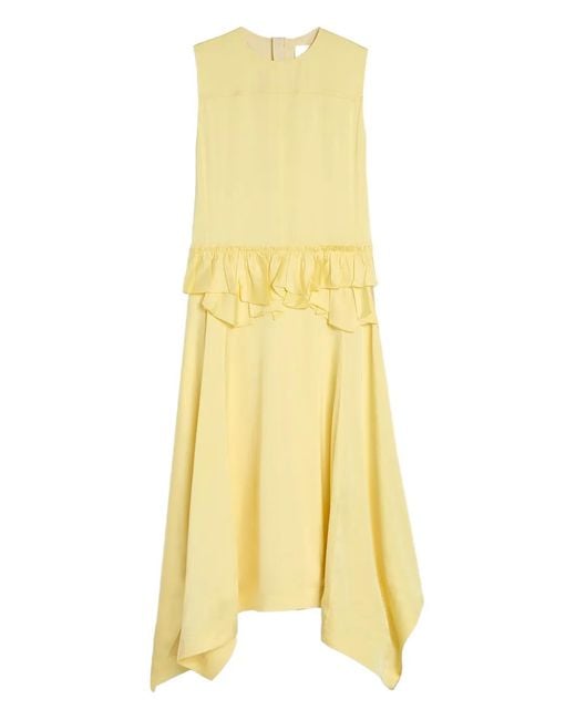 Jil Sander Women's Yellow Ruffle-detail Asymmetrical Dress - buitengewoonvitaal.nl Jil Sander Women's Yellow Ruffle-detail Asymmetrical Dress - buitengewoonvitaal.nl