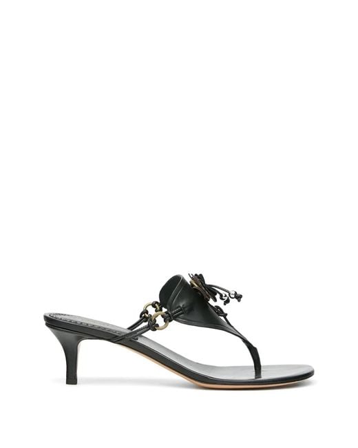 Isabel Marant White Ekyne Decorated-Strap Sandals