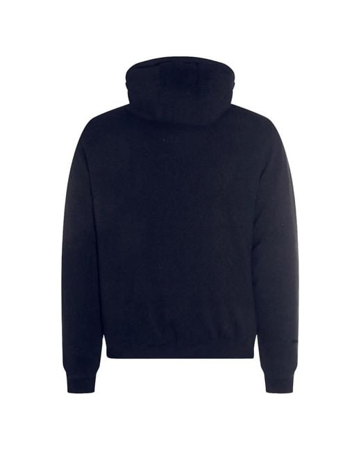Moorer Blue Hooded Wool-Blend Jacket for men
