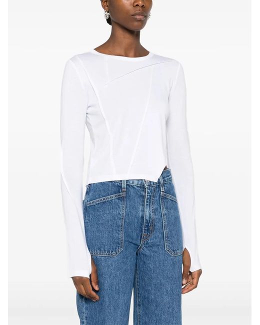 Ksubi White Fragment Patchwork T-Shirt