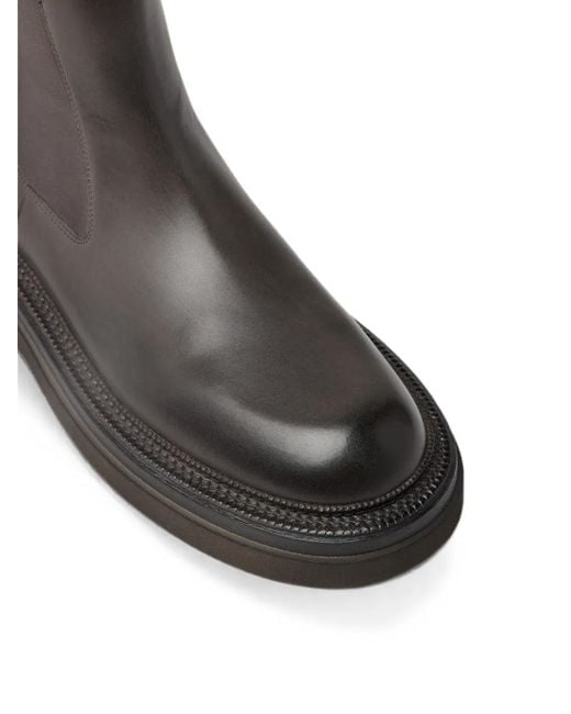 Marsèll Black Pollicione Chelsea Boots for men