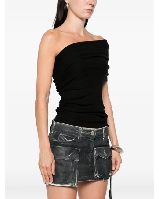 Rick Owens Black Athena Knitted Top